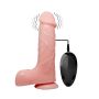 Dildo realistyczny penis z wyżyłowanym trzonem 21 cm - 2