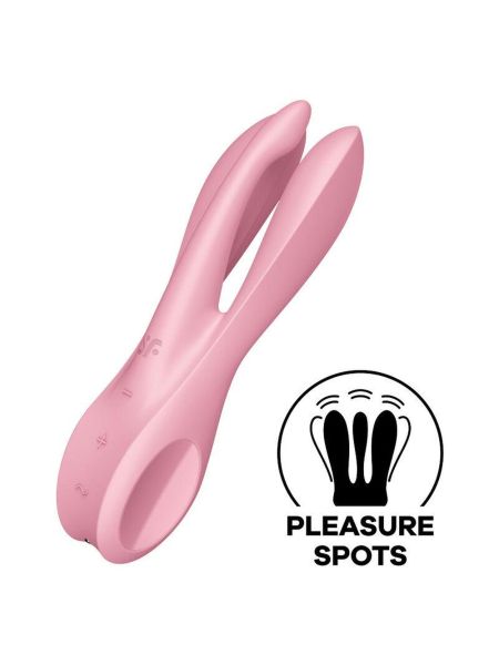 Wielofunkcyjny wibrator Satisfyer Threesome 1 różowy - 3