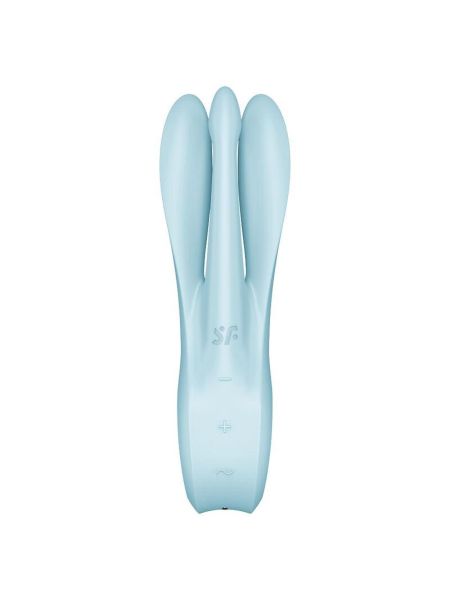 Wielofunkcyjny wibrator Satisfyer Threesome 1 błękitny - 2