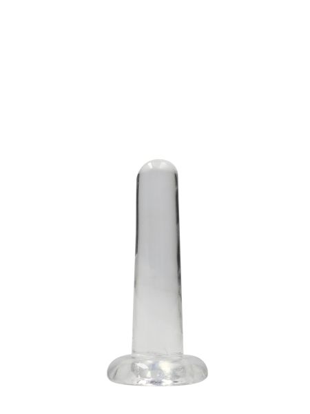 Dildo małe gładkie przezroczyste przyssawka 13,5cm - 2