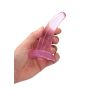 Zakrzywione dildo małe z mocną przyssawką 12 cm - 4