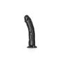 Dildo czarne silikonowe z mocną przyssawką 25 cm - 5