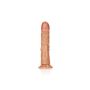 Dildo czarne silikonowe z mocną przyssawką 20 cm - 3