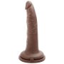 Dildo realistyczny silikonowy penis z przyssawką 18 cm - 2