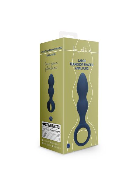 Korek plug sex analny wtyczka silikonowa z uchwytem 12 cm