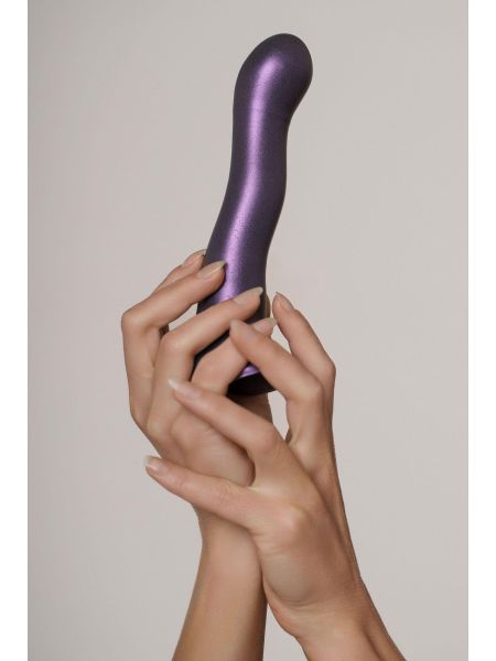 Silikonowe profilowane dildo do stymulacji punktu G strapon - 7