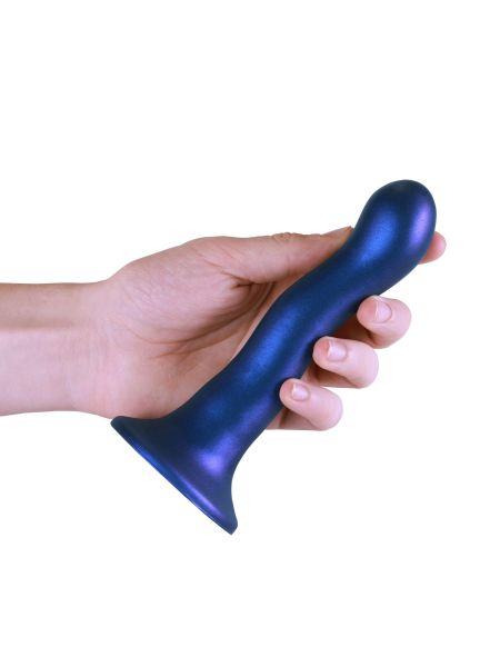 Silikonowe profilowane dildo do stymulacji punktu G strapon17 cm - 6