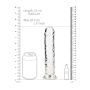 Żelowe przezroczyste dildo z przyssawką waginalne i analne 22 cm - 6