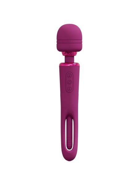 Cichy wibrator różdżka do stymulacji łechtaczki wodoodporny silikonowy bodywand - 2