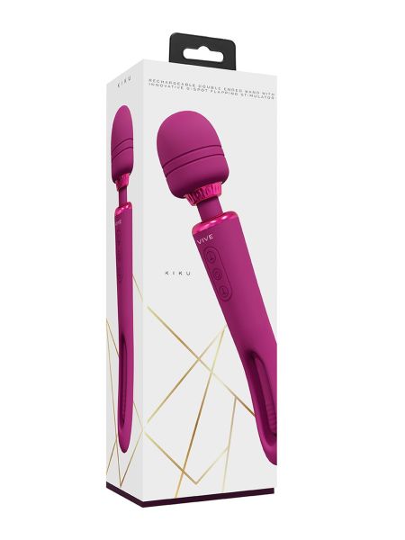 Cichy wibrator różdżka do stymulacji łechtaczki wodoodporny silikonowy bodywand - 3