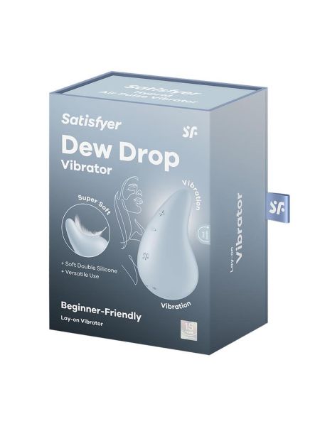 Dew Drop Satisfyer Wibrator Masażer Łechtaczki blue