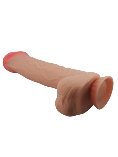 Realistyczne Dildo sztuczny penis jak prawdziwy żylasty 25 cm - 6