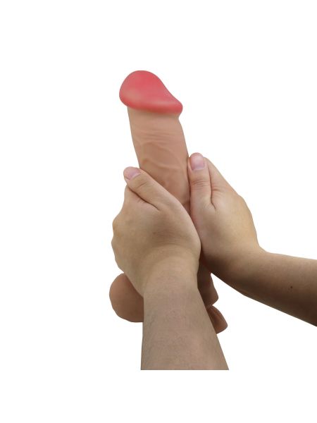 Realistyczne Dildo sztuczny penis jak prawdziwy żylasty 25 cm - 8