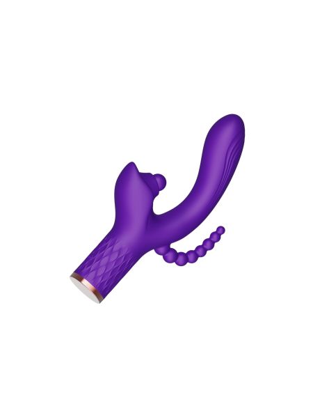 Potrójny wibrator w 3 miejsca niesamowity orgazm dla kobiety Patty ładowany USB - 10