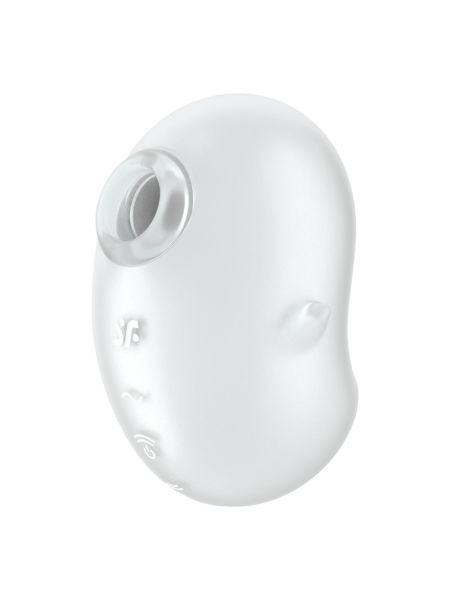 Masażer łechtaczki stymulator powietrzny ssący Satisfyer Cutie Ghost biały - 3