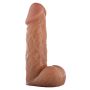 Realistyczny penis żyły jądra natualne dildo 15cm - 2