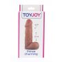 Realistyczny penis żyły jądra natualne dildo 15cm - 3