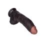 Żylaste zagięty sztuczny penis z przyssawką 19 cm - 7