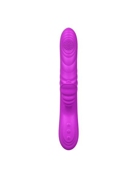 Wibrator-Angelia, USB 3 functions of thrusting / 20 vibrations Purple - 5