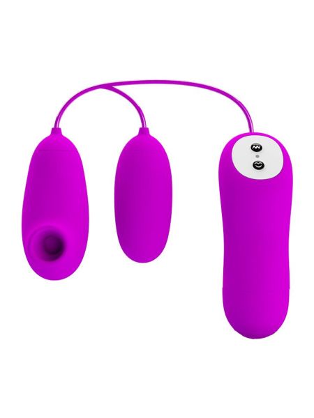 PRETTY LOVE - SUCTION & VIBRO-BULLETS, 12 vibration functions 12 sucking functions - 2