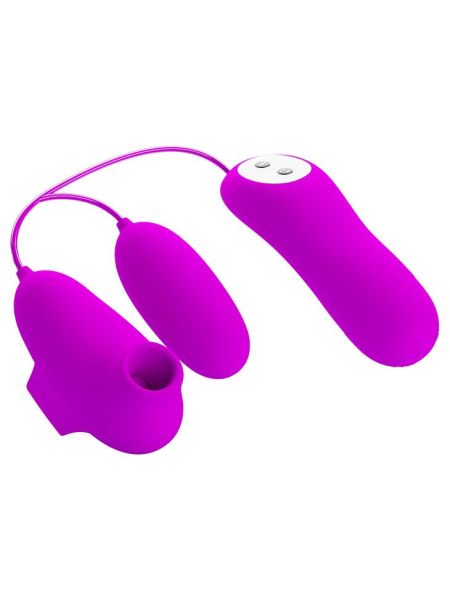 PRETTY LOVE - SUCTION & VIBRO-BULLETS, 12 vibration functions 12 sucking functions - 5