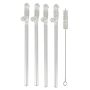 Glass Drinking Straw Willy x 4 - 6