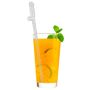 Glass Drinking Straw Willy x 4 - 14