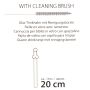 Glass Drinking Straw Willy x 4 - 16