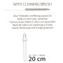 Glass Drinking Straw Willy x 4 - 18