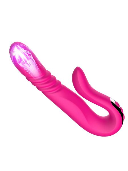 Wibrator Deluxe Twirling Vibrating Thruster RED - 9