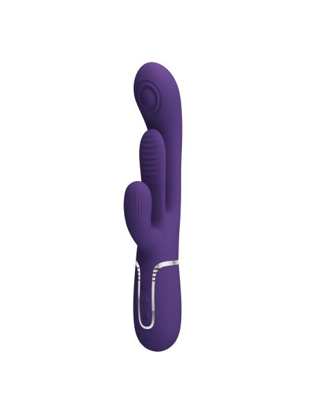 Wibrator króliczek PRETTY LOVE - Shonia Dark Purple, Twinkled Tenderness, 7 thumping functions 7 vibration functions