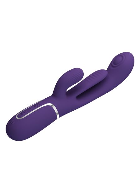 Wibrator króliczek PRETTY LOVE - Shonia Dark Purple, Twinkled Tenderness, 7 thumping functions 7 vibration functions - 3