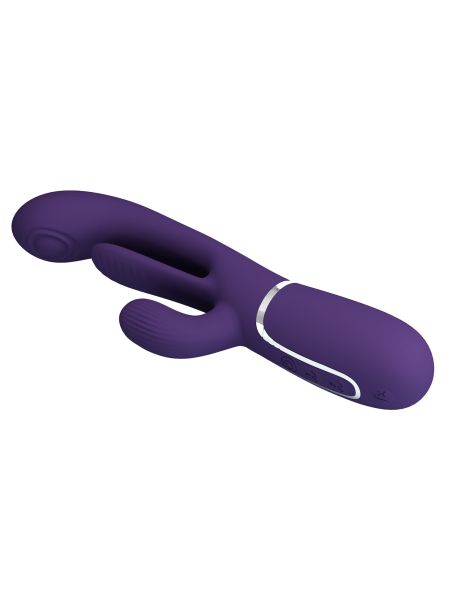 Wibrator króliczek PRETTY LOVE - Shonia Dark Purple, Twinkled Tenderness, 7 thumping functions 7 vibration functions - 5