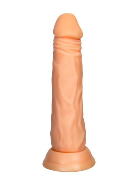 Realistyczne dildo TPE kolor cielisty  17,5 cm