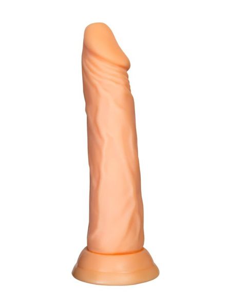 Realistyczne dildo TPE kolor cielisty  17,5 cm - 2