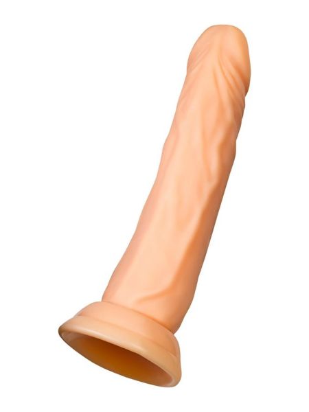 Realistyczne dildo TPE kolor cielisty  17,5 cm - 3