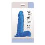 Dildo żelowe realistyczne niebieskie 16,5 cm - 2