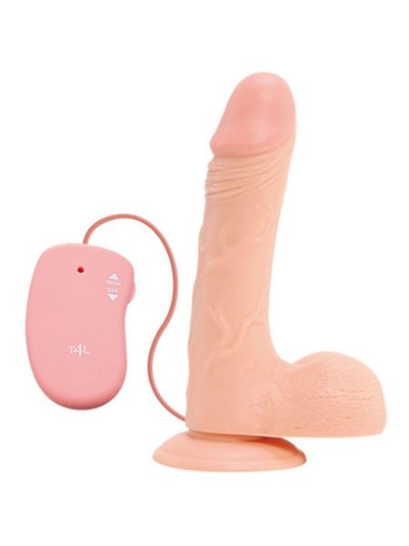 Dildo realistyczne z pilotem mocne wibracje 20 cm - 2