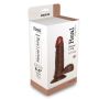 Dildo realistyczne z wibracjami pilotem przyssawką 16 cm - 2