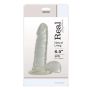 Dildo żelowe realistyczne z jądrami z przyssawką 16,5 cm - 3