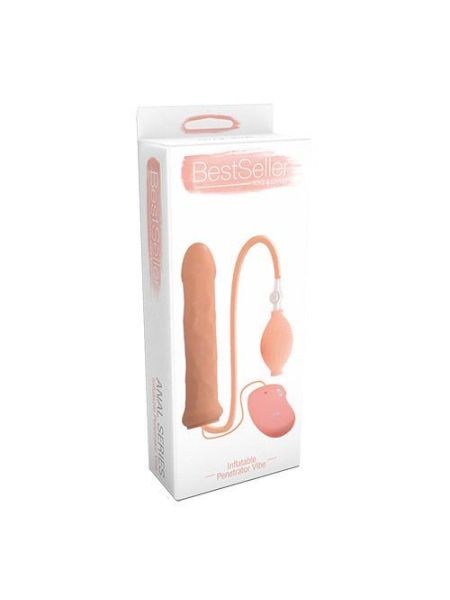 Dildo pompowane do seksu analnego 16 cm