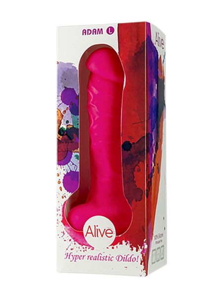 Dildo jak penis realistyczne z przyssawką 22 cm