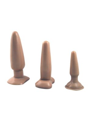 Zestaw 3x korek analny zatyczka buttplug rozmiary - image 2