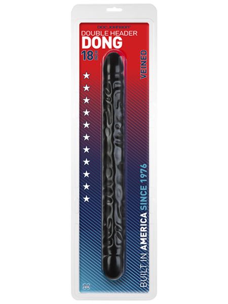 Dildo-BLACK DOUBLE DONG - 3