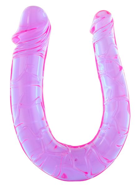 Podwójne analno waginalne dildo dwustronne 30 cm - 4