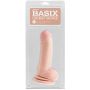 Dildo-BASIX 8"""" DONG W SUCTION CUP FLESH - 4