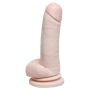 Dildo-BASIX 8"""" DONG W SUCTION CUP FLESH - 3