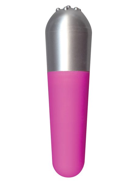 Mały masażer łechtaczki mini sex stymulator 10cm różowy - 2