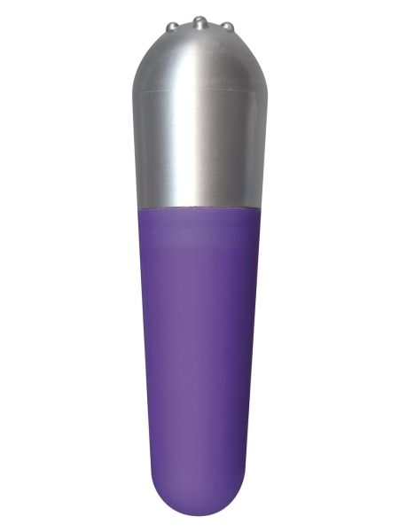 Mały masażer łechtaczki mini sex stymulator 10cm fioletowy - 2