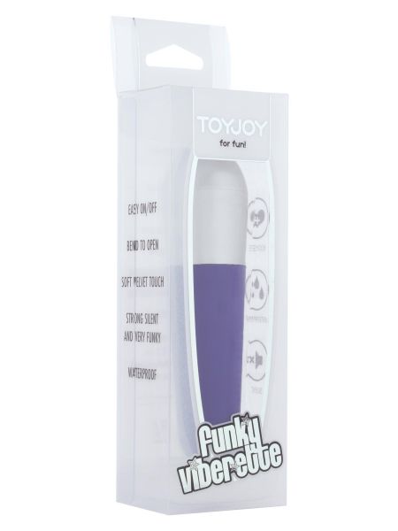 Mały masażer łechtaczki mini sex stymulator 10cm fioletowy - 3